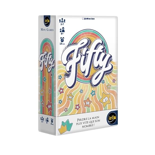 IELLO Fifty Gesellschaftsspiel für die Familie, Revisitez Le Bingo, Spannung und Verrückte Lachen, 3-7 Spieler, ab 8 Jahren, schnelle Spiele 15 Minuten, Stimmung und Spaß am Tisch IELLO Fifty Gesellschaftsspiel für die Familie, Revisitez Le Bingo, Spannung und Verrückte Lachen, 3-7 Spieler, ab 8 Jahren, schnelle Spiele 15 Minuten, Stimmung und Spaß am Tisch von IELLO