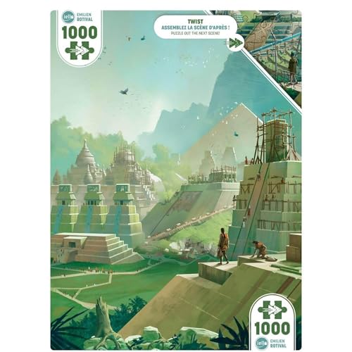 IELLO Puzzle 1000 Teile Twist Pyramide Antik von IELLO