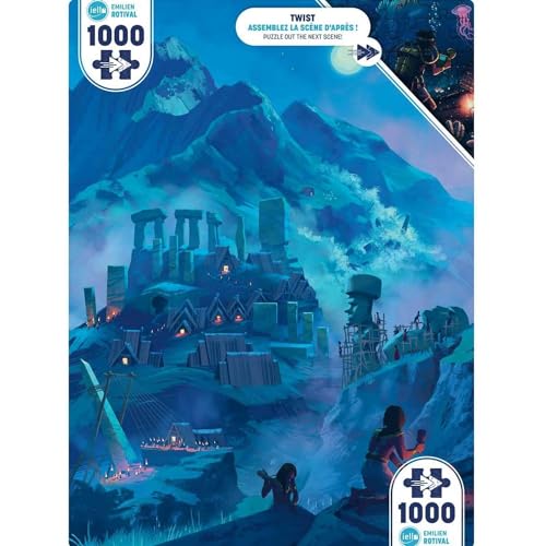 IELLO Puzzle mit 1000 Teilen Twist: Ancient Megalith von IELLO