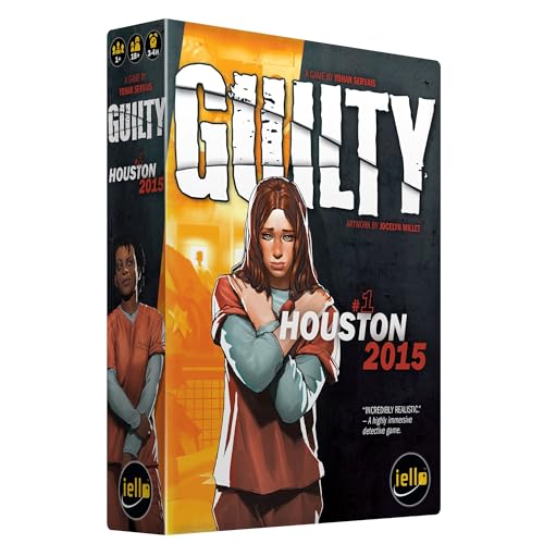 IELLO: Guilty Houston 2015 - Kooperatives Brettspiel, Abzug, Morderuntersuchung im County Prison, ab 18 Jahren, 1-99 Spieler, 180-240 Minuten von IELLO