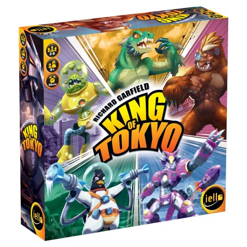 Iello , King of Tokyo Game (2016 Edition) , Board Game , Ages 8+ , 2-6 Players , 30 Minutes Playing Time - Englische Sprache von IELLO