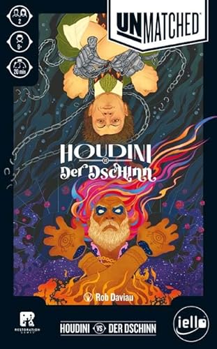 iello Unmatched: Houdini vs Der Dschinn Strategiespiel, ab 9 Jahren von IELLO