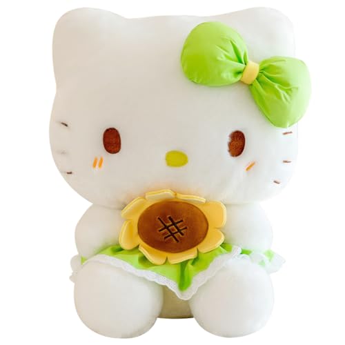 IFHDO Hellookitty Plüschtiere, 35 cm Plüsch Puppe, Flauschige Figur für Kinder, Cartoon Kuscheltier Stofftier Gefüllte Plüschpuppe, Jungen Mädchen Geburtstaggeschenke Party Supplies von IFHDO