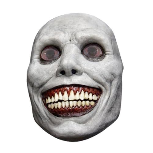 IFQKNUYL Horror Halloween Maske, Gruselige Latexmasken, Halloween Scream Maske, Gruselige Silikonmaskefür Erwachsene Cosplay Props Böse Kostüm Halloween Deko, Unisex (Stil A) von IFQKNUYL