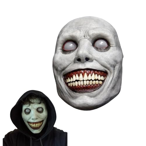 Halloween Gruselige Maske, Horror Halloween Maske, Gruselige Latexmasken, Halloween Scream Maske, Gruselige Silikonmaskefür Erwachsene Cosplay Props Böse Kostüm Halloween Deko, Unisex (Stil B) von IFQKNUYL