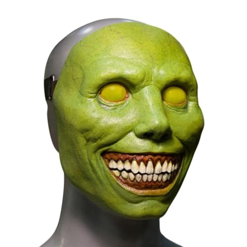 Halloween Gruselige Maske, Horror Halloween Maske, Gruselige Latexmasken, Halloween Scream Maske, Gruselige Silikonmaskefür Erwachsene Cosplay Props Böse Kostüm Halloween Deko, Unisex (Stil C) von IFQKNUYL