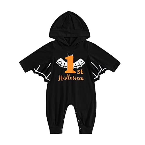 Frühlingskleid for Kleinkinder, Mädchen, Neugeborene, Jungen, Mädchen, Halloween, Cartoon-Drucke, Cosplay, Strampler, Säuglingskostüm, Overalls, Mütze, Outfits, 12 Monate, Pyjama, Mädchen, ohne Füße(5 von IGHSNZUH