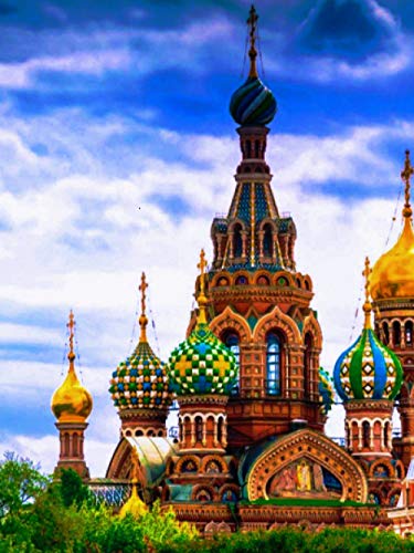 IGHSNZUH 1000 Teile Erwachsene Puzzle,Hölzerne Sankt-Petersburg-Kathedrale Landschaftsserie Gehirn-Herausforderungs-Puzzlespielzeug Für Kinder,Intelligenzpuzzles,DIY-Eltern-Kind-Spiele,Für Heimwandd von IGHSNZUH