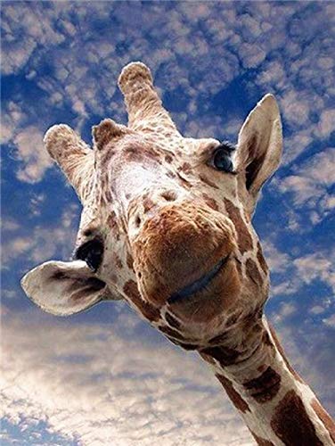 IGHSNZUH 1000 Teile Erwachsene Puzzle Holzpuzzle, Brain Challenge Puzzle-Rollmatte Für Kinder, Tiermuster Lächelnde Giraffe, Puzzle-Sets Für Familie, Eltern-Kind-Spiele, Intelligenz-Puzzles/-/1500 S von IGHSNZUH