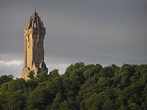 IGHSNZUH 1000-Teiliges Holzpuzzle „Schottland – Das Wallace-Denkmal“, Großes Puzzlespiel Für Erwachsene Und Jugendliche von IGHSNZUH