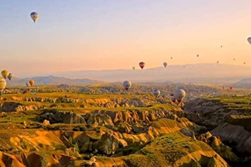 IGHSNZUH 1000-Teiliges Puzzle Für Erwachsene Und Kinder, Plateau-Heißluftballon, Herausfordernde Puzzlespiele Für Erwachsene, Gehirn-Herausforderungspuzzle Für Kinder, Lernspiele, Geschenk von IGHSNZUH