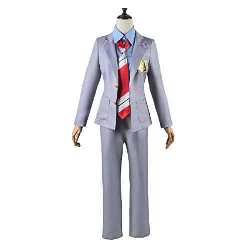 IGHSNZUH Aldult Anime Your Lie in April Cosplay Kostüme Kousei Arima Uniformen Halloween Karneval Party(2pcs) von IGHSNZUH