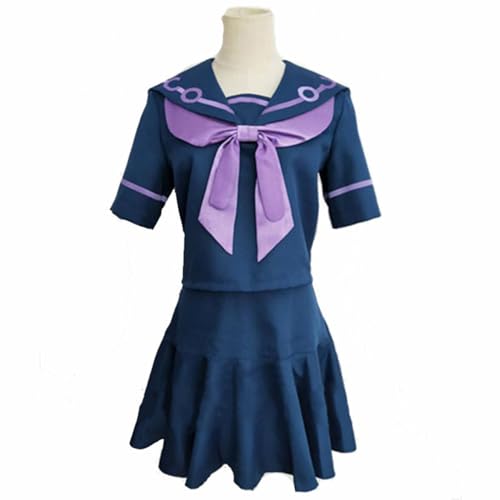 IGHSNZUH Anime Cosplay Kostüm Blau Outfit Kleid Uniform Halloween Anzug(2XL) von IGHSNZUH