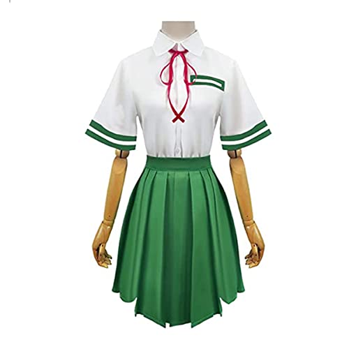 IGHSNZUH Anime Suzume No Tojimari Cosplay Kostüm JK Schuluniform Kleid Halloween Hemd Rock Anzug(2XL) von IGHSNZUH