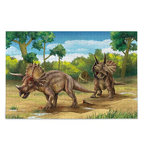 IGHSNZUH Antike Dinosaurier, Tierpuzzle, Flugsaurier, Ichthyosaurier, 500 Teile, Puzzle, Pädagogisch, Intellektuell, Dekomprimierend, Lustiges Spiel Für Kinder, Erwachsene, Heimwanddekoration von IGHSNZUH