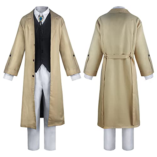 IGHSNZUH Bungo Stray Dogs Cosplay Kostüm Nakahara Chuuya Uniform Outfit Set for Erwachsene Halloween Kostüme Karneval Party Outfit(D,2pcs) von IGHSNZUH