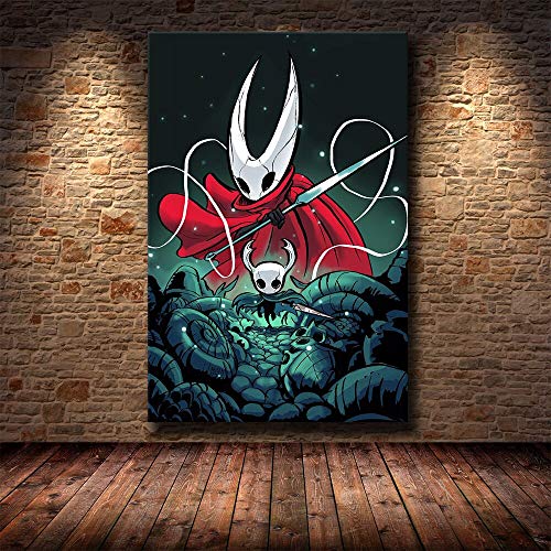 IGHSNZUH Erwachsene Puzzle 1000 Stück Klassische Puzzle Puzzle Hollow Knight Poster Hölzern Puzzle Modernes Wohnkultur Festival Geschenk Intellektueller Spiel Wandkunst 50X75Cm von IGHSNZUH