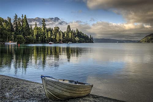 IGHSNZUH Holzpuzzle 1000 Teile, Lernpuzzle Für Erwachsene Und Kinder, Lake Wakatipu von IGHSNZUH