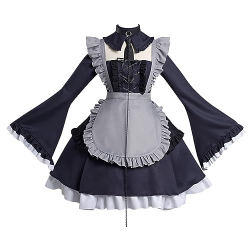 IGHSNZUH My Dress-Up Darling Bunny Kostüm Kitagawa Marin Cosplay Kostüm JK Schuluniform Dienstmädchen Rock Outfits Halloween Karneval Anzug(Kitagawa Marin,2pcs) von IGHSNZUH