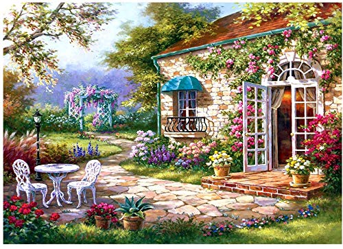 IGHSNZUH Puzzle Spielzeuggarten Country House Landschaft Figur Gehirnaktivität Spiel 500 Teile/- -/500Sprung von IGHSNZUH