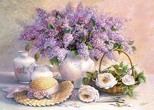 IGHSNZUH Puzzles Für Erwachsene, 1000 Teile, Blumengemälde, Bodenpuzzle, 50 X 75 cm von IGHSNZUH