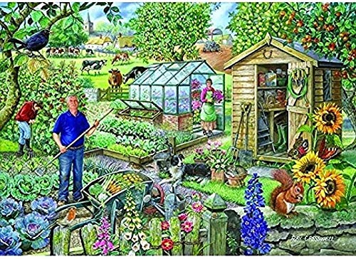 IGHSNZUH Puzzles Spiele Für Erwachsene 1000-Teiliges Puzzle, Holzpuzzle Im Garten, Lernspiele, Spielzeug Zum Stressabbau, 50 X 75 cm von IGHSNZUH