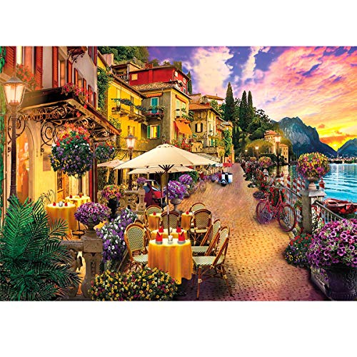 IGHSNZUH Rätsel 1000 Stück, Ecke des Straßenpuzzles Home Dekoration Pädagogische Intellektuelle Spiele Spielzeug Für Erwachsene Kinder 50X75 cm von IGHSNZUH