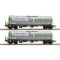 IGRA 96110017 H0 2-tlg Set Kesselwagen Zacns "Pannonia Ethanol", Wascosa, Ep. VI von IGRA