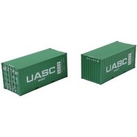 IGRA 98010032 H0 2-tlg Set Container 20‘ UASC - Low Cube, Ep. VI von IGRA