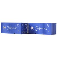 IGRA MODEL 98010021 H0 Container Set 20‘ Safmarine - Low Cube, Ep. VI von IGRA