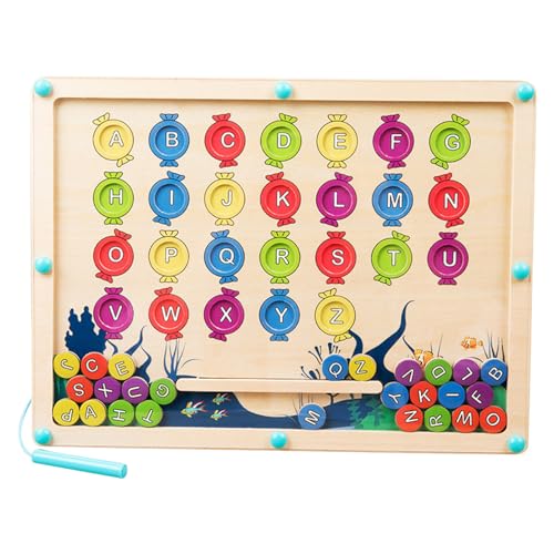 IHEHUA Spiel Spielzeug Zahlen Farben Lernen Sortierspiel Montessori Spielzeug Magnete Kinder Motorik Spielzeug Geschenk Mädchen Kleinkindspielzeug (Pink, One Size) von IHEHUA