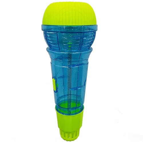 Echo Mikrofon Kinder Spielzeug Microphone mit Echo Effekt 9.5 x 3.5 Zoll Kindermikrofon für Kinder ab 2 3 4 Jahre (Blau) von IHLOOTD