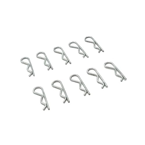 IJOSADON 10PCS 1,0mm R Pin Kompatibel mit Auto Shell Befestigung Kompatibel Mit 1/32 1/28 1/24 1/18 1/16 RC Fahrzeug Teile RC Auto Zubehör von IJOSADON