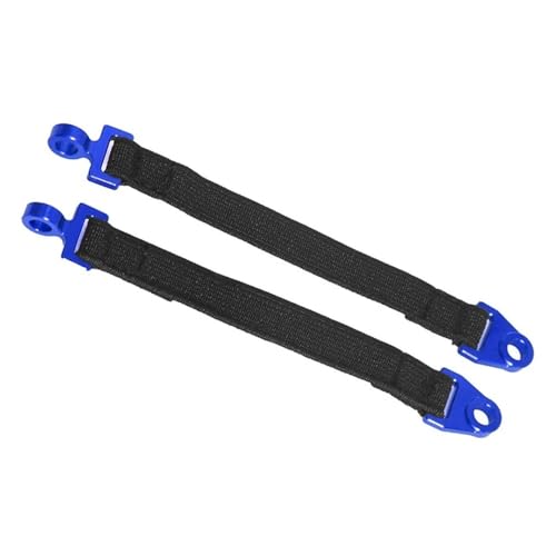 IJOSADON 2PCS Rear Shock Limit Strap Kompatibel mit 1/7 Skala RC Autos Kompatibel Mit UDR-85076-4 Upgrade Teile(Blue) von IJOSADON