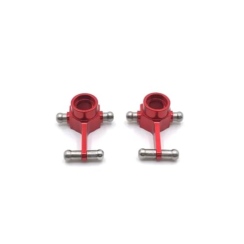 IJOSADON 2Pcs Metall Front Lenkung Tasse Kompatibel Mit 1/28 RC Autos 284131 K969 K979 K989 K999 P929 P939 Upgrade Teile(RED) von IJOSADON