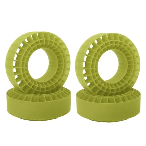 IJOSADON 4 Stück Gummischaumeinsätze Kompatibel mit 118–122 mm 1,9-Zoll-Radreifen, kompatibel mit 1/10 RC Crawler Rigs TF2 GEN8 RC Auto Zubehör(Soft Green) von IJOSADON