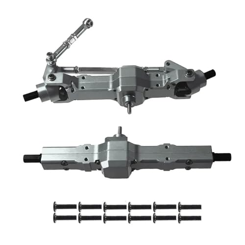 IJOSADON C14 C24 Feiyu 1/16 Fernbedienung Auto Metall Upgrade Modifizierte Teile Kompatibel Metall Brücke RC Auto Zubehör(Titanium) von IJOSADON