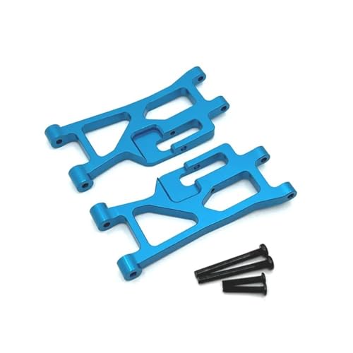 IJOSADON Gebrauchte kompatible Teile Kompatibel mit 1/14 14209 14210 RC Auto Metall Upgrade hintere untere Schwinge Arm Modifikation(Sky Blue) von IJOSADON