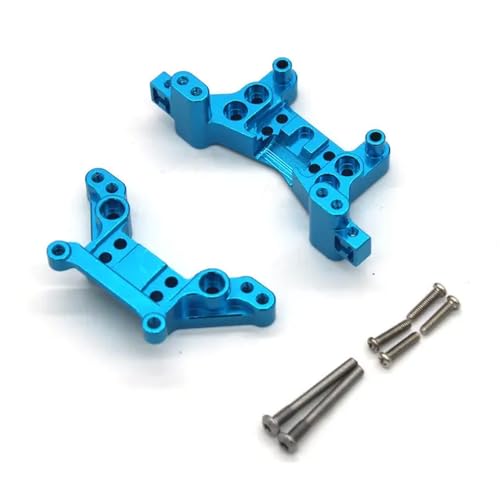 IJOSADON Metall-Stoßdämpferhalterungen Kompatibel mit vorne und hinten, kompatibel mit Hyper Go 1/14 16207 16208 16209 16210 H16 H16BM RC-Autoteile(Blue) von IJOSADON