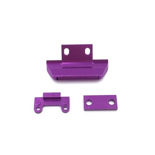 IJOSADON Metall-Upgrade-Frontstoßstangen-Modifikation, kompatibel mit 1/14 144010 144001 144002 und 1/12 124017 124019 RC-Autos(Purple) von IJOSADON