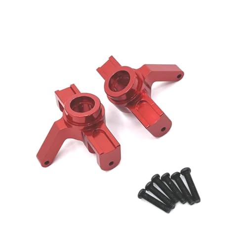 IJOSADON Metall-Upgrade vorne Lenkbecher kompatibel mit 1/16 MJX16207 16208 16209 16210 H6 RC Fahrzeugkomponenten RC Auto Zubehör(RED) von IJOSADON