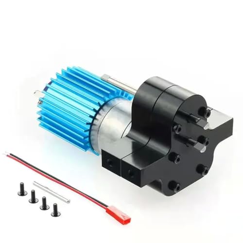 IJOSADON Metallübertragungsgetriebe mit 370-Bürstenmotor, kompatibel mit B14 B16 B24 B36 C14 C24 Q60 MN MN99S MN91 Geschwindigkeitsänderungs-Upgrade(Black) von IJOSADON