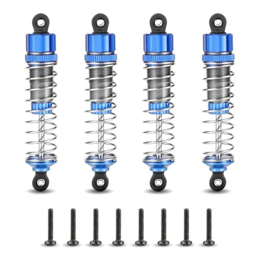 IJOSADON Ölgefüllte Stoßdämpfer im Maßstab 1:12 mit Aluminiumkappe, 4er-Set, kompatibel mit den Modellen 2995 2993 T2100(4PCS) von IJOSADON