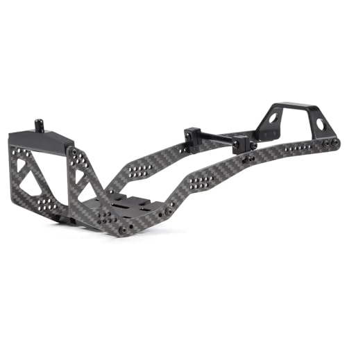 IJOSADON Performance Carbon Chassis und Link -Kit Kompatibel mit 1/10 RC -Rock -Crawler mit Portalachse -ESC- und Servoplattenkompatibilität(Chassis Kit) von IJOSADON