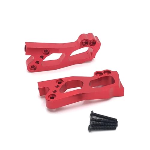 IJOSADON RC Auto Fernbedienung Fahrzeug Upgrade Teile Kompatibel Mit 12423 12427 12428 12429 Modelle Metall Hinterradaufhängung Rahmen Zubehör(RED) von FYUtWh