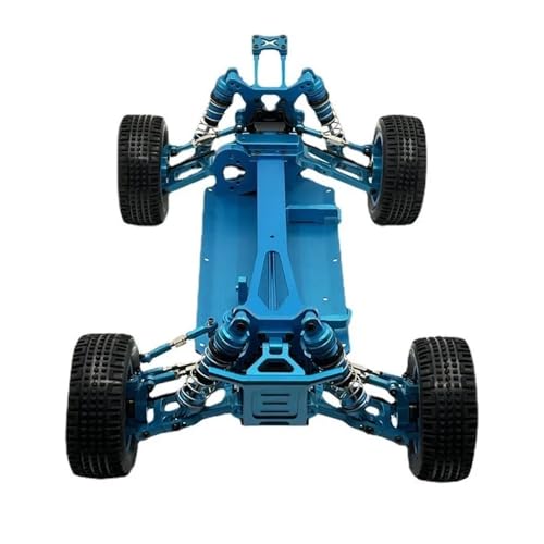 IJOSADON Upgrade des modifizierten Metallrahmens Kompatibel mit 1/12 kompatible RC-Autoteile 127017 124019 RC Auto Zubehör(Blue) von IJOSADON