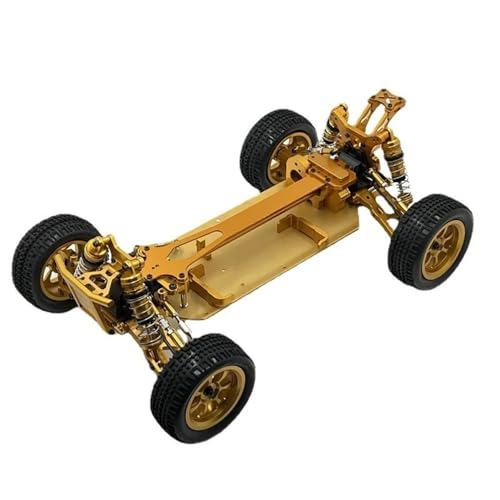 IJOSADON Upgrade des modifizierten Metallrahmens Kompatibel mit 1/12 kompatible RC-Autoteile 127017 124019 RC Auto Zubehör(Yellow) von IJOSADON