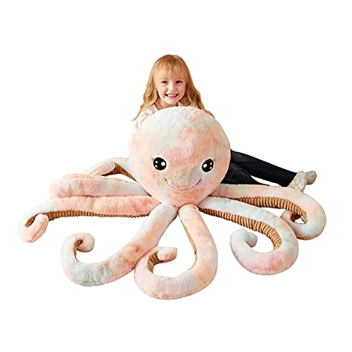 IKASA Groß Krake Octopus Stofftier Riesenkrake Plüschtiere für Kinder,75cm Gross Kuscheltier Plüschtier Riesiges Plüschtiere Jumbo Plüsch Spielzeug von IKASA