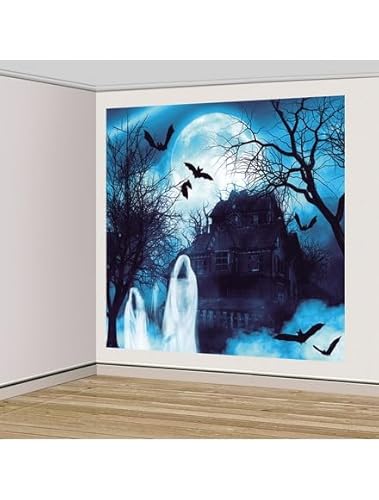 Papier-Hintergrund, 2-teilig, 164 x 165 cm Haunted Forest - Wolf von ILS I LOVE SHOPPING