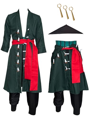 IM-SMELTER Roronoa Zoro 2. Cosplay Kostüm, Roronoa Zoro Kleidung nach 2 Jahren, X-Large von IM-SMELTER